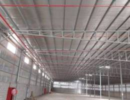  مخازن مرخصه اطفاء وقسائم صناعيه وسكن عمال . for rent warehouses 