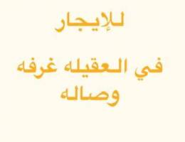  للايجار شقه في العقيله غرفه وصاله 