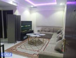  لاصحاب الذووق الرفيع غرفتين وصاله مفروشه للايجار 