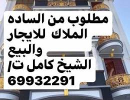  للايجار شقه فى صباح الاحمد 