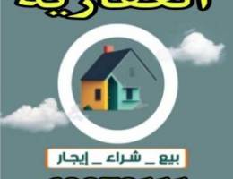  للايجار شقه باالفنيطيس 4 غرف وصاله ومطبخ وغرفه خ و5 حمام تشطيب ملكي 