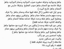  الوفره السكنيه قطعه ٧ رقم البين ١٩٥ 