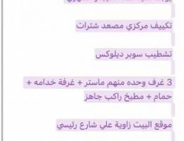  للايجار بالمطلاع شقة تشطيب سوير ديلوكس جديده 