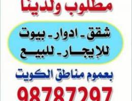  للإيجار شقه في الفنيطيس 3 غرف مع غ للخادمه الإيجار 490 DK موقفين سياره 