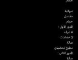  بيت جابر الاحمد للايجار دورين ونص 