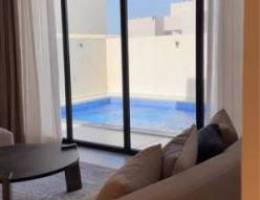  للإيجار شاليه جديد بصباح الأحمد البحريه صف ثاني يتكون من ٥ غرف 