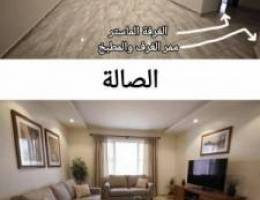  شقة ٣ غرف ٢ حمام دور أول جابرالاحمد ق٢ 