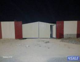  مزرعة مساحتها 3000 بالوفرة طريق 500 للايجار ارض خالية 