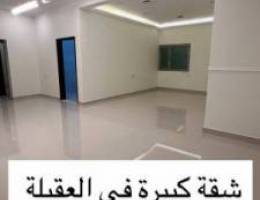  شقة كبيرة في العقيلة من المالك مباشرة Flat for rent in egaila 