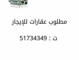  مطلوب عقارات للإيجارات 
