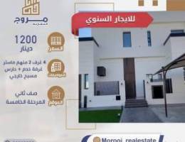  للإيجار شاليه صف ثاني شباب او عوايل 