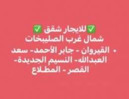 دور ارضي شمال الصليبخات /شقق بالقصر /شقق المطلاع 