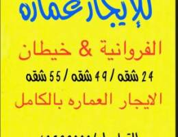  للإيجار عماره جديده  بالكامل للشركات والمؤسسات الكبري 