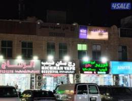  للايجار مكاتب ومحالات تجارية سوق العزيزيه خلف مركز سلطان 