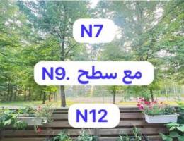  للايجار شقق بالمطلاع غرفه وصاله / غرفتين وصاله / 3 غرف وصاله  مع سطح 