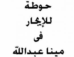  للايجار حوطة فى ميناء عبدالله تخزين معدات ثقيلة او سقالات 