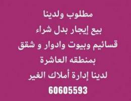  للايجار بمدينة صباح الأحمد 