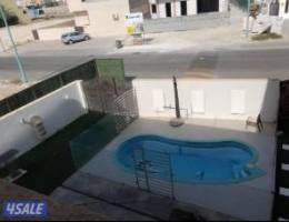 شاليه للايجار 5 غرف دورين. حوض سباحة. حوش الخيران 