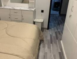  شقق للايجار خلو وفاضي غرفة وصالة ومطبخ وحمام تشطيب سوبر لوكس 