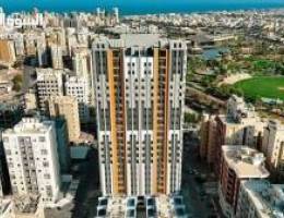  شقة للإيجار بالسالمية قطعة ٥ شارع حمد المبارك 