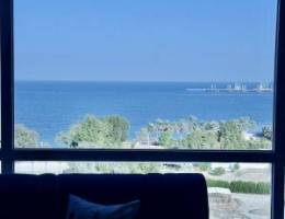  شقق للايجار فاضي عالبحرغرفه ٢ حمامين  صاله ومطبخ ابو حليفه 