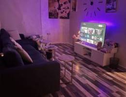  للبيع شقه غرفتين وصاله برايفت 