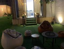  شاليه دور واحد مقابل البحر صف اول 