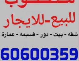  للايجار دور الرميثيه سلوى بيان صباح السالم الجابريه مشرف 