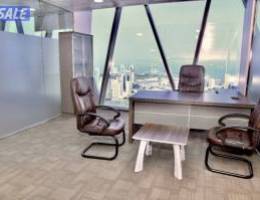  دور تجاري كبير المساحه شامل الخدمات متشطب احدث الديكورات يحمل  الارقام 