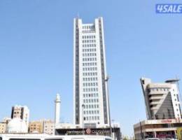  للايجار مكاتب تجاريه بأفضل ابراج حولي بشارع تونس والمثنى بدايه من 370 