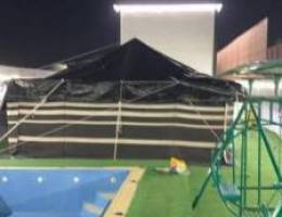  للايجار استراحة او مخيم مخزن اوشاليه لليومي  والشهري السنوي جابر الا 