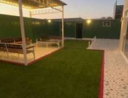  للايجار نص جاخور  وفيه محصار 