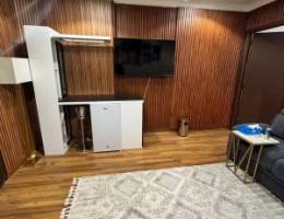  للأيجار شقه مفروشه (استديو) غرفة صاله حمام 