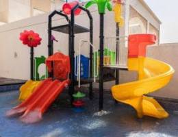  برايڤت اكوابارك   شاليه ٨ غرف قريب جدا من مول الخيران وجميع الخدمات 