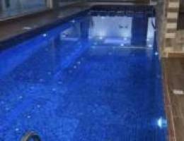  للايجار - شاليه - صباح الاحمد البحريه / صف ثاني قريب من مدخل الخور 