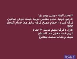  للايجار بيت الرقه علي الشارع رئيسي 