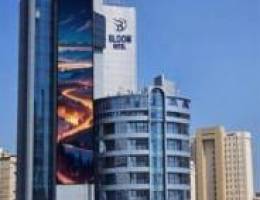  للإيجار دور مساحته ٣٤٠ متر في فندق بلوم - بنيد القار لأي نشاط تجاري 