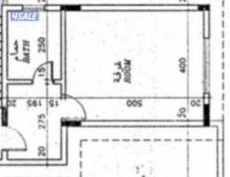  شقة استوديو غرفة وحمام ومطبخ 