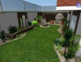  للايجار شقة مع حديقة خاصة القرين والقصور وفهد الاحمد وصباح الاحمد 