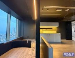  متوفر مكتب تجاري في برج كتير راقي بموقع متميز بالقبله المساحه ٣٠م 