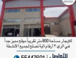  محلات ومساحات للايجار 