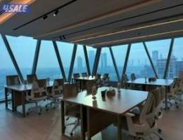  للإيجار مكاتب تجارية بأرقي أبراج العاصمه 