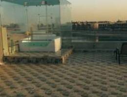  شاليه روف برايفت مساحه كبيره مع بلكونه كبيره للايجار اليوم الواحد ٧٠ 