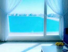  للإيجار شقه كبيره   مطله علي الخور مباشرة 