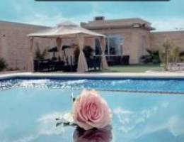  شاليه صف اول المرحله الثانيه قريب من جال بوت عباره عن ٩ غرف رق 