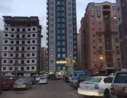  للإيجار في حولي شقه غرفتين وحمامين ومطبخ وصاله ، دور 15 اطلاله مميزه 