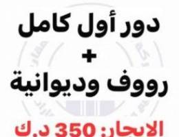  دور أول + ديوانية ورووف معزول 