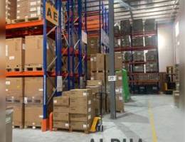  تخزين بالمتر المكعب - الفا لوجستيك 