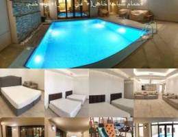  عائلات فقط للايجار شاليه فيلا نورا 3 غرف ماستر، مسبح خاص في الخيران 