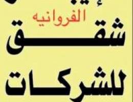  للإيجار شقق للشركات والأفراد اول ساكن 2 غرفه 2 حمام صاله ومطبخ 